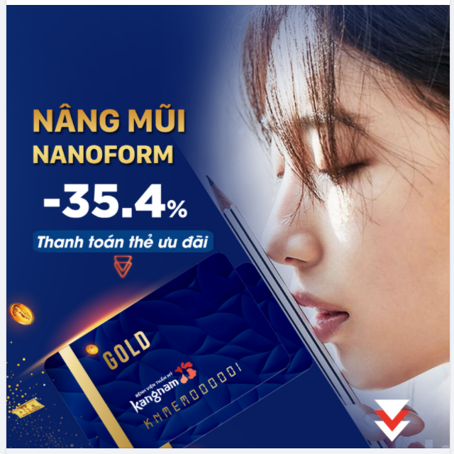 NÂNG MŨI 4D NANOFORM (Siêu VIP) - LẦN ĐẦU TIÊN giảm trên 30%