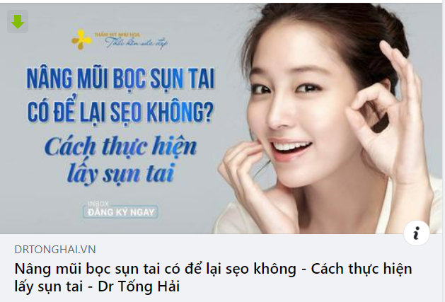 Nâng mũi bọc sụn tai là phương pháp chỉnh sửa dáng mũi có sự kết hợp giữa sụn nhân tạo và sụn tự thân, mà cụ thể ở đây là sụn tai.