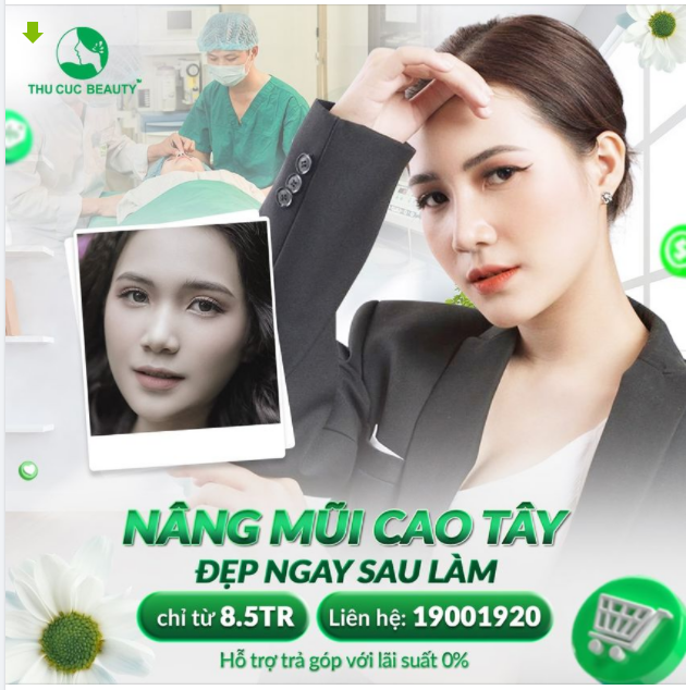 NÂNG MŨI CAO TÂY - ĐẸP NGAY SAU LÀM