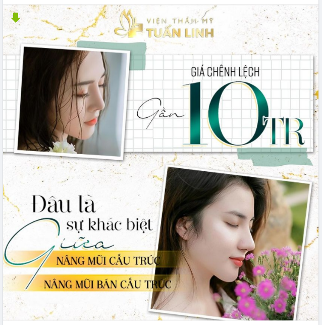 NÂNG MŨI CẤU TRÚC - NÂNG MŨI BÁN CẤU TRÚC CHÊNH LỆCH GẦN 10TRIỆU  ĐÂU LÀ SỰ KHÁC BIỆT???