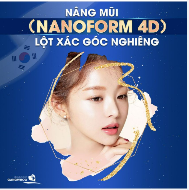 NÂNG MŨI (NANOFORM) - LỘT XÁC GÓC NGHIÊNG CHUẨN TỈ LỆ VÀNG