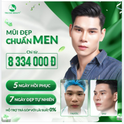 NÂNG MŨI SẠCH KHUẨN - BÍ QUYẾT CHO GƯƠNG MẶT THÊM BỘI PHẦN NAM TÍNH