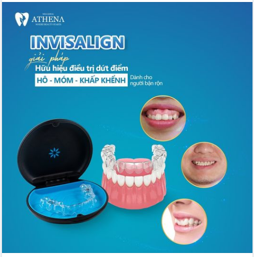 NIỀNG RĂNG INVISALIGN - GIẢI PHÁP HỮU HIỆU ĐIỀU TRỊ DỨT ĐIỂM HÔ - MÓM - KHẤP KHỂNH DÀNH CHO NGƯỜI BẬN RỘN