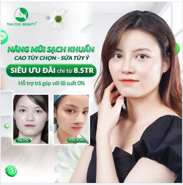 SỞ HỮU NGAY DÁNG MŨI ĐẸP NHƯ Ý VỚI NÂNG MŨI SẠCH KHUẨN