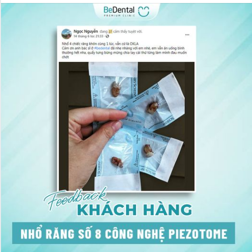Thả nhẹ một chiếc feedback nho nhỏ của bạn gái sau khi nhổ 4 chiếc răng cùng 1 lúc tại Nha khoa Bedental ở đây để mọi người cùng lấy động lực nhé!