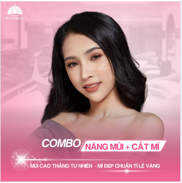 THAY ĐỔI DIỆN MẠO VỚI COMBO NÂNG MŨI + CẮT MÍ