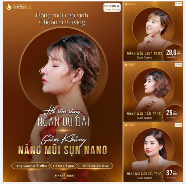 TOP 3 CA NÂNG MŨI SỤN NANO ĐẸP KHÔNG THỂ RỜI MẮT