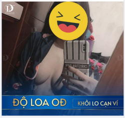 "VÒNG 1 NGÀY CÀNG VÀO FORM VÀ ĐẸP TỰ NHIÊN HƠN HẲN" là phản hồi của chị Khách khi độ loa 8 tháng tại Dr. Quang Đức. 