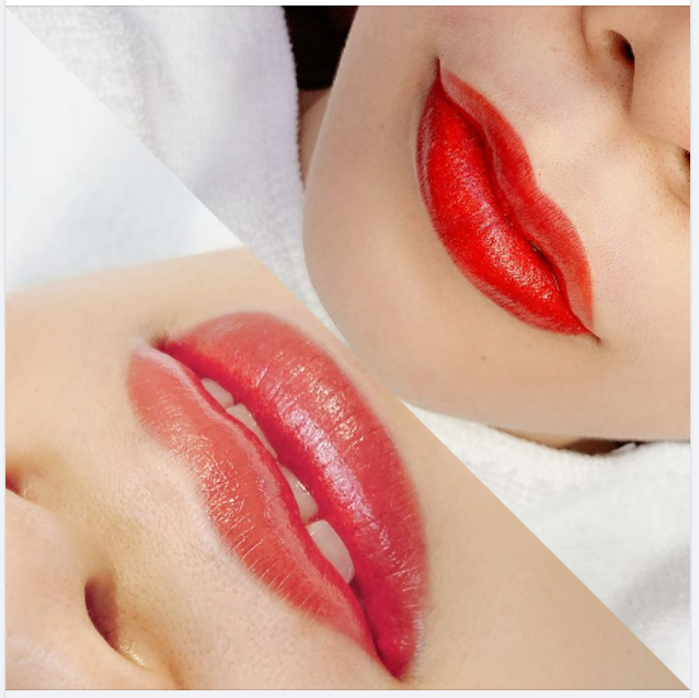 Vừa PHUN MÔI NANO xong đã căng bóng, sắc nét thế này rồi ạ!