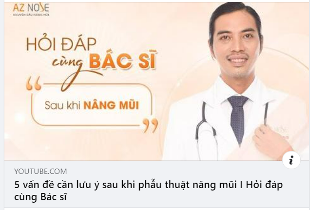 Cần lưu ý những gì sau khi nâng mũi