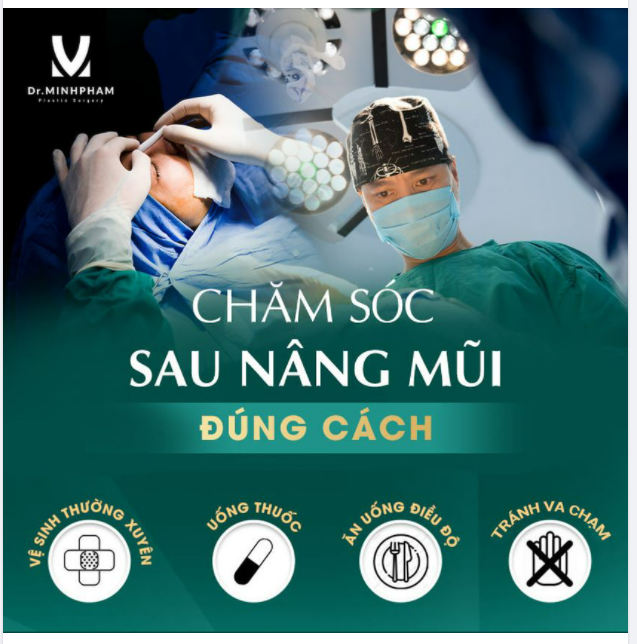 CHĂM SÓC ĐÚNG CÁCH SAU NÂNG MŨI