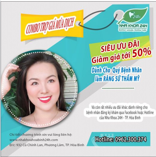 CƠ HỘI NHẬN GIẢM GIÁ LÊN TỚI 50% KHI LÀM RĂNG SỨ THẨM MỸ