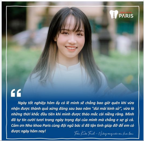 Còn gì tuyệt vời hơn ngày ra trường cũng là này mình được tỏa sáng với hàm răng trắng xinh đều đẹp!