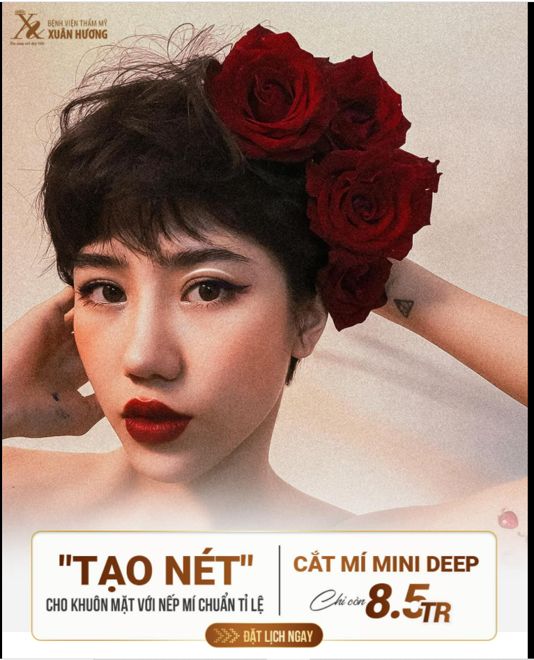 ĐÔI MẮT ĐẸP LÀ CÓ NẾP MÍ CHUẨN TỈ LỆ