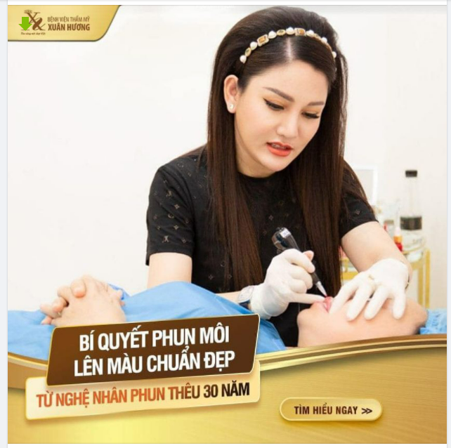 KINH NGHIỆM PHUN MÔI LÊN MÀU CHUẨN ĐẸP TỪ NGHỆ NHÂN 30 NĂM KINH NGHIỆM