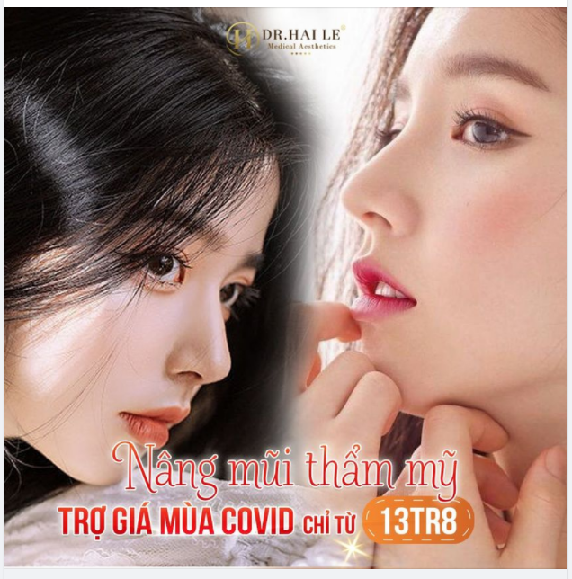 LÀM ĐẸP MÙA COVID - ĐÃ CÓ DR.HẢI LÊ TRỢ GIÁ VỚI CHI PHÍ SIÊU ƯU ĐÃI