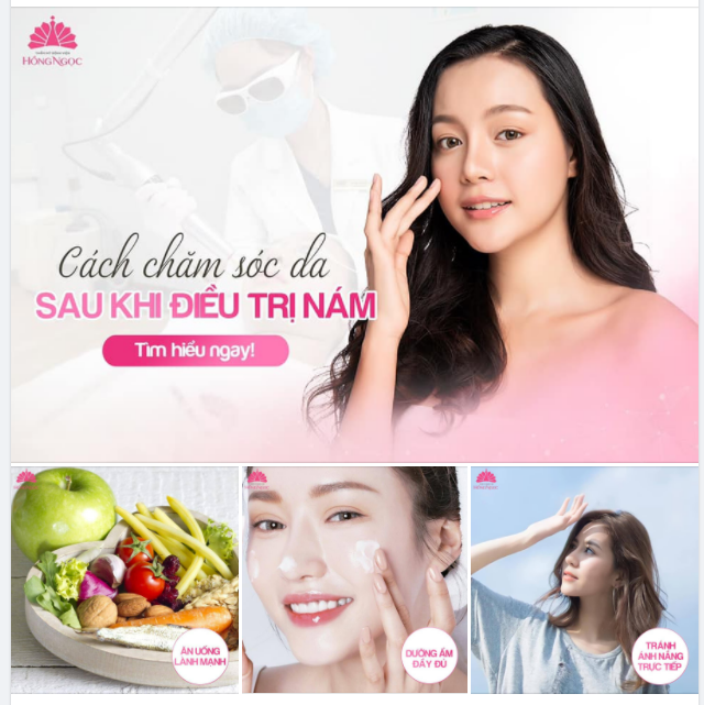 MÁCH BẠN CÁCH CHĂM SÓC DA SAU KHI ĐIỀU TRỊ NÁM