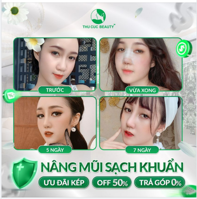 NÂNG MŨI SẠCH KHUẨN - ĐẸP CHUẨN TỰ NHIÊN