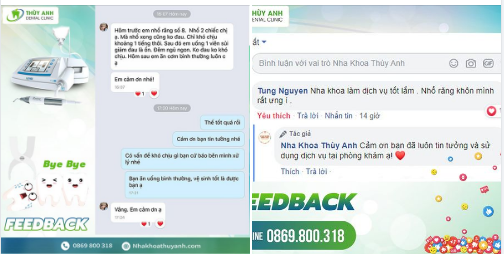 Nếu bạn vẫn còn đang đắn đo suy nghĩ xem "nhổ răng khôn có đau không?" thì hãy xem ngay review của khách hàng khi đã trải nghiệm dịch vụ nhổ răng khôn tại Nha Khoa Thuỳ Anh nhé.