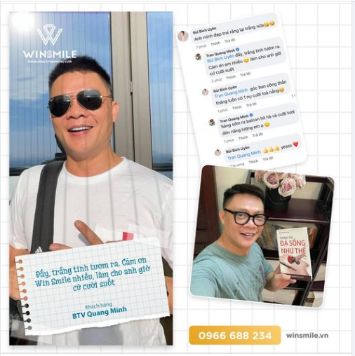 Ngày mưa nhưng không hề ảm đạm khi nhận được  feedback đầy niềm vui từ BTV Quang Minh