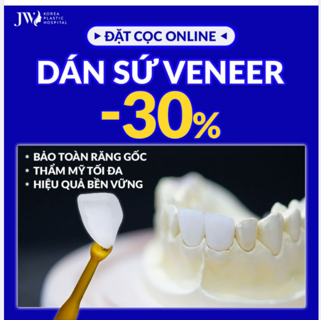 NGƯỜI CHƠI HỆ CƯỜI ĐẸP NHỜ DÁN SỨ VENEER SIÊU CẤP TRẮNG RĂNG