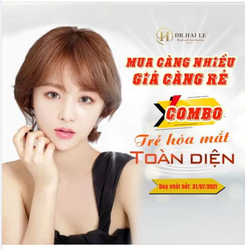 NHẬN NGAY SIÊU ƯU ĐÃI VỚI COMBO "TRẺ HÓA MẮT TOÀN DIỆN" CỦA DR.HẢI LÊ