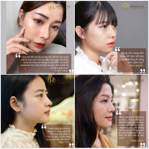 Những Feedback xịn xò kèm hình ảnh vô cùng xinh xắn khách hàng gửi trực tiếp cho Bác sĩ Hải Lê. Yêu thương thực sự