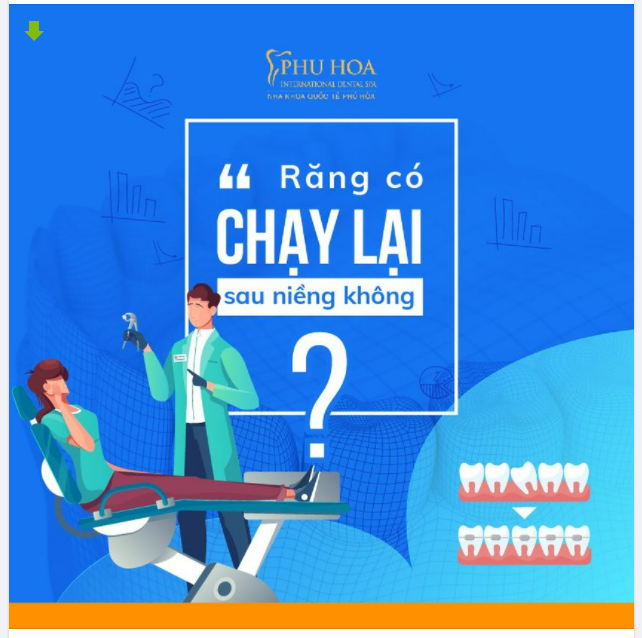 RĂNG CÓ “CHẠY LẠI” SAU NIỀNG HAY KHÔNG?