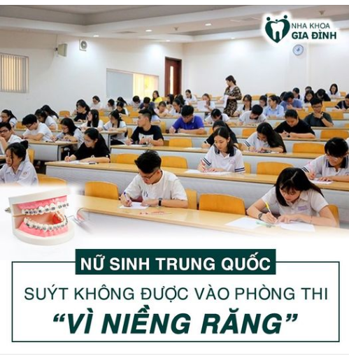VÌ NIỀNG RĂNG MÀ TÝ PHẢI NGHỈ THI