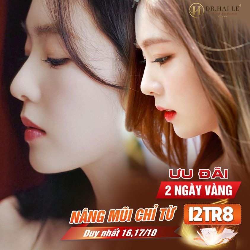 5 phút trước Khách hàng hỏi nâng mũi bên Dr.Hải Lê có chương trình ưu đãi gì hấp dẫn không?