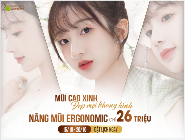 CHINH PHỤC MỌI GÓC ẢNH CÙNG DÁNG MŨI ERGONOMIC CAO XINH TỰ NHIÊN TẠI BVTM XUÂN HƯƠNG