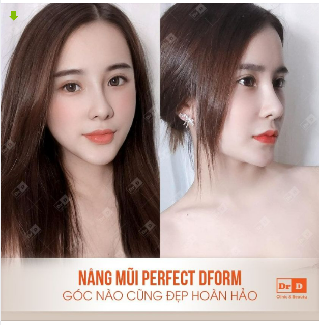 DrD: Em mong muốn dáng mũi sau thực hiện thế nào? Khách hàng: Em muốn dáng mũi phù hợp với gương mặt.