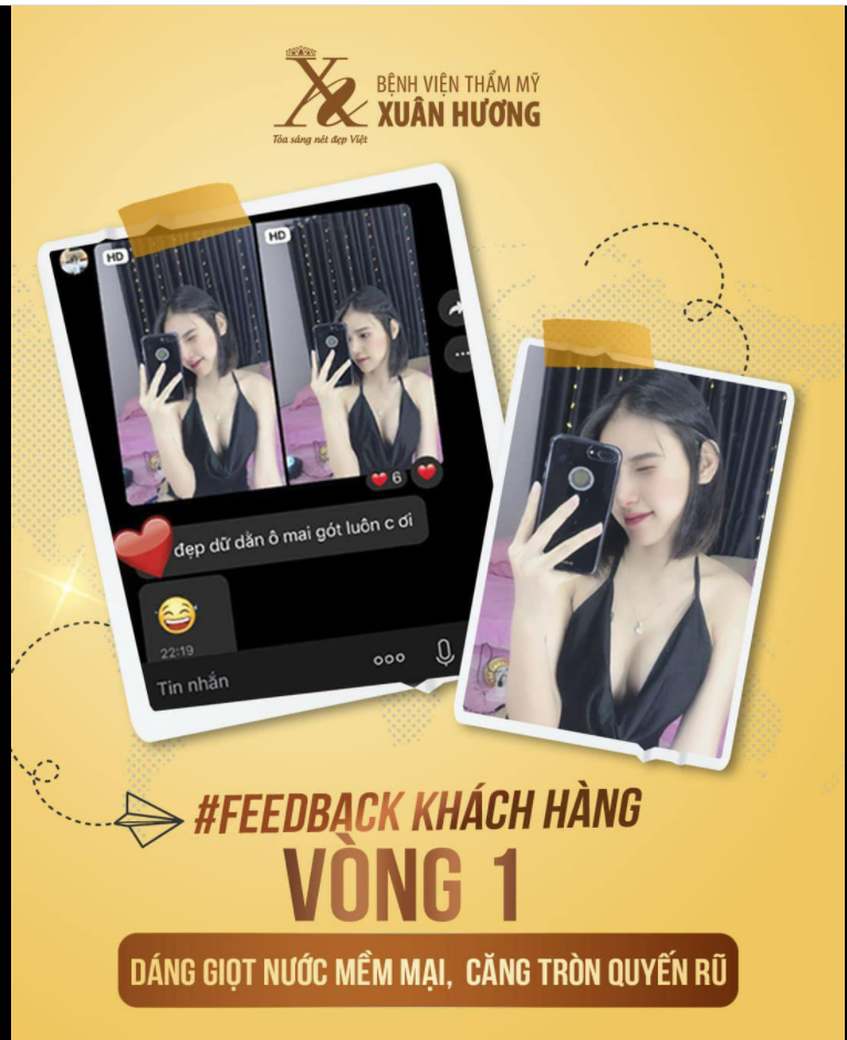 FEEDBACK SIÊU NGỌT NGÀO CỦA CÔ NÀNG MỚI NÂNG CẤP V1 TẠI XUÂN HƯƠNG