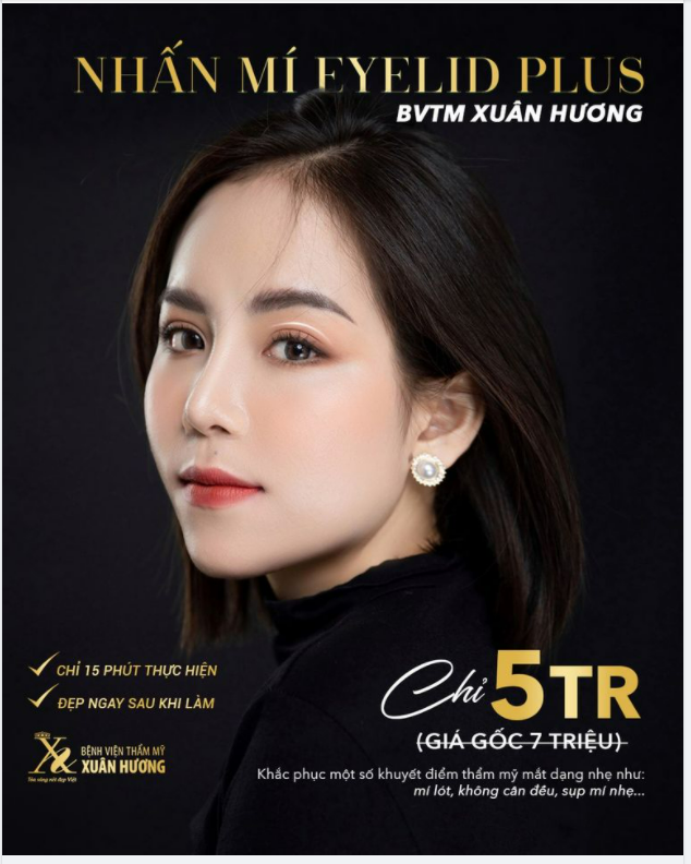HƠN CẢ MỘT ÁNH NHÌN - LÀ ĐÔI MẮT CUỐN HÚT ĐƯỢC KIẾN TẠO BỞI NHẤN MÍ EYELID PLUS TẠI BVTM XUÂN HƯƠNG