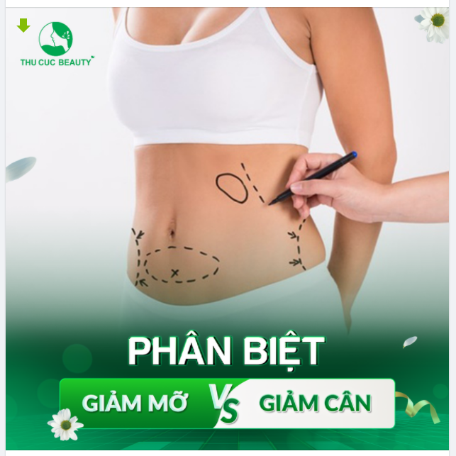 PHÂN BIỆT GIẢM MỠ VÀ GIẢM CÂN
