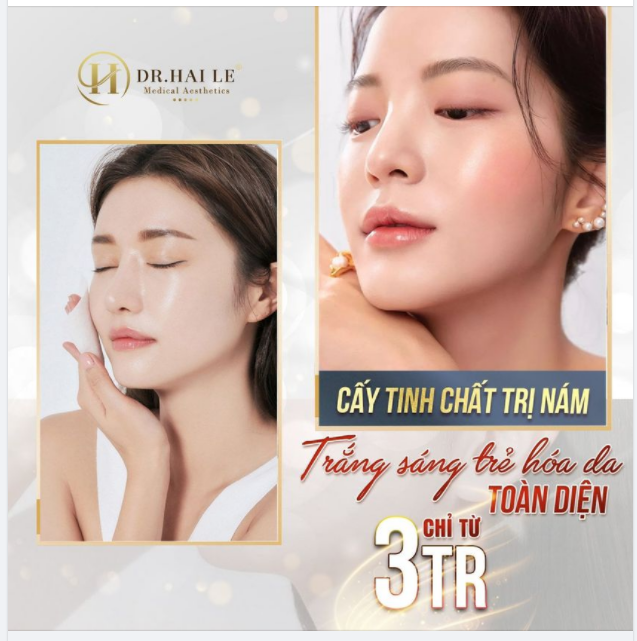 Cấy tinh chất SKIN MELAS - GIẢI PHÁP TRỊ NÁM, TRẮNG SÁNG TRẺ HÓA DA MẶT TOÀN DIỆN.