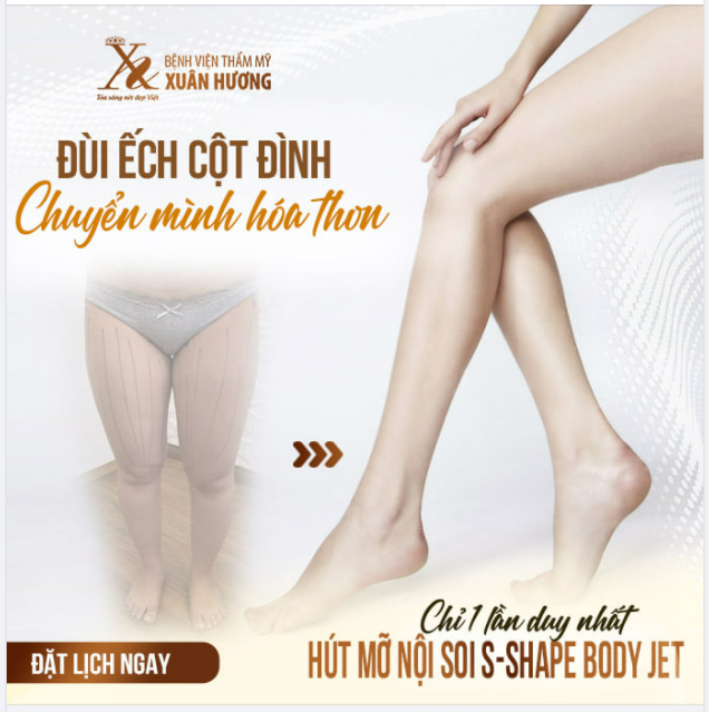 ĐÙI T.O BỖNG HÓA ĐÙI THON CHỈ SAU 60 PHÚT THỰC HIỆN HÚT MỠ NỘI SOI S-SHAPE BODY JET