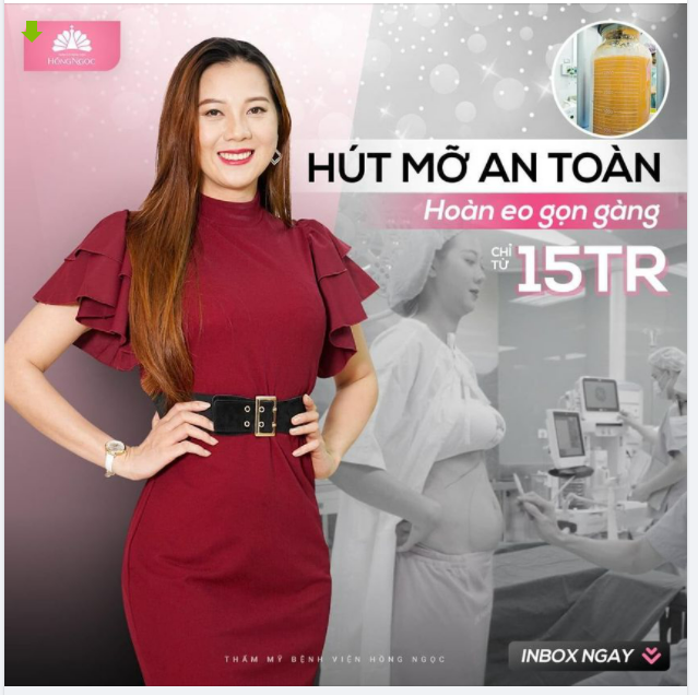 HÚT MỠ AN TOÀN - HOÀN EO GỌN GÀNG CHỈ TỪ 15TR