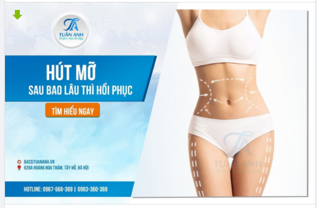 HÚT MỠ SAU BAO LÂU THÌ HỒI PHỤC