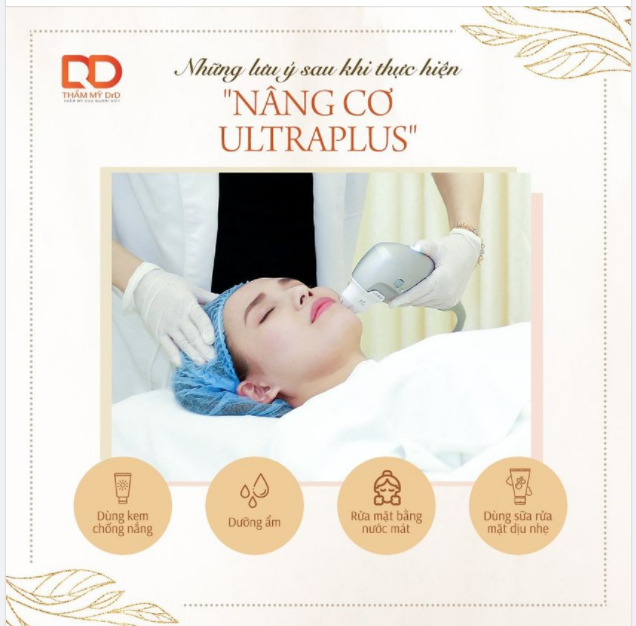 Những điều nên làm sau khi thực hiện dịch vụ trẻ hóa làn da Nâng cơ UltraPlus
