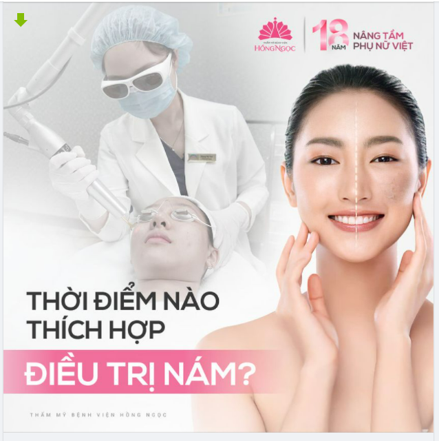 THỜI ĐIỂM VÀNG THÍCH HỢP ĐIỀU TRỊ NÁM