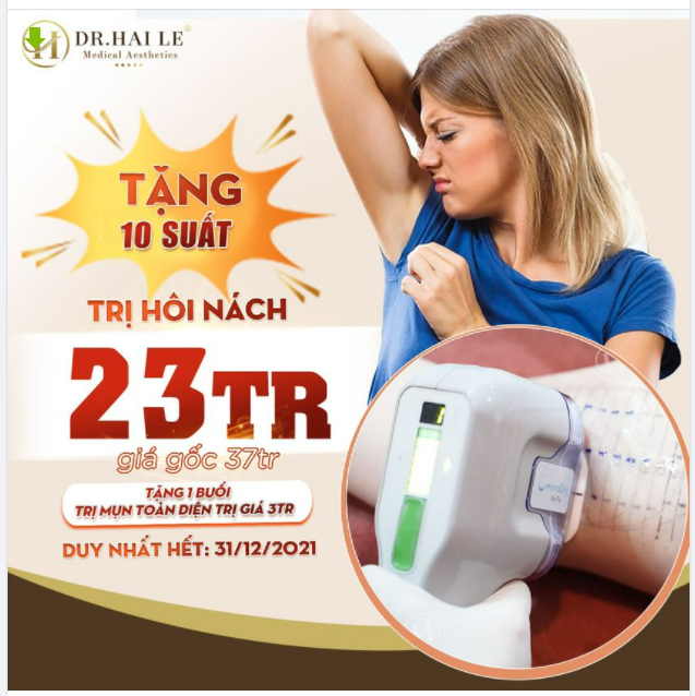 4 lý do bạn nên TRỊ HÔI NÁCH tại DR.HẢI LÊ!