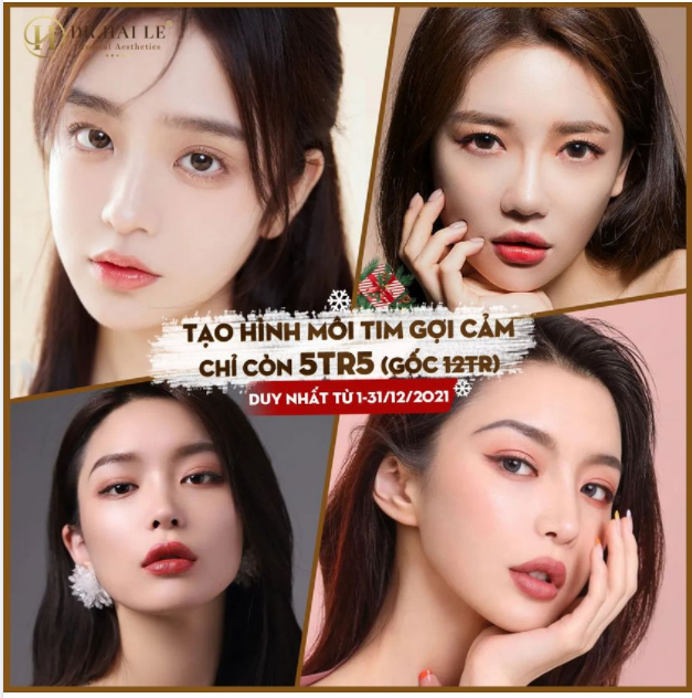 TẠO HÌNH MÔI TIM GỢI CẢM