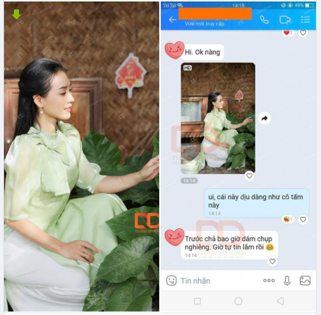 "Trước chả bao giờ dám chụp nghiêng, giờ tự tin lắm rồi"