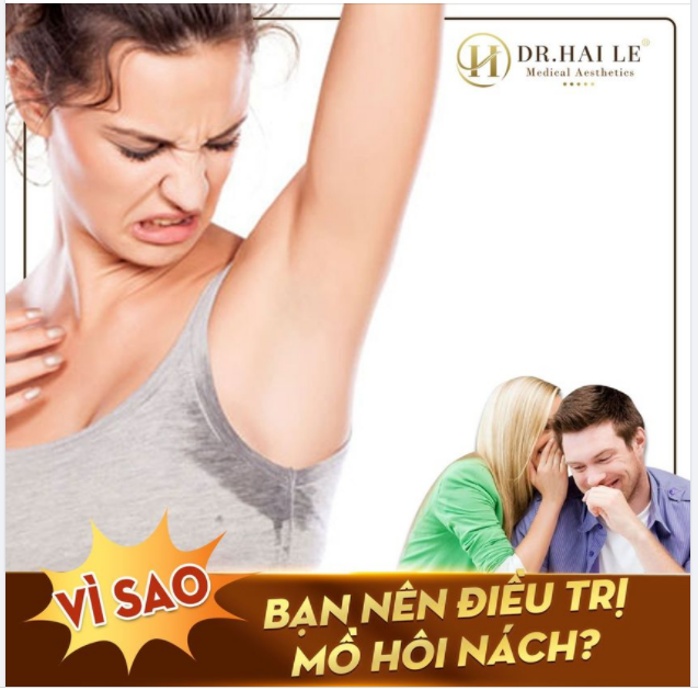 VÌ SAO BẠN NÊN ĐIỀU TRỊ MỒ HÔI NÁCH?