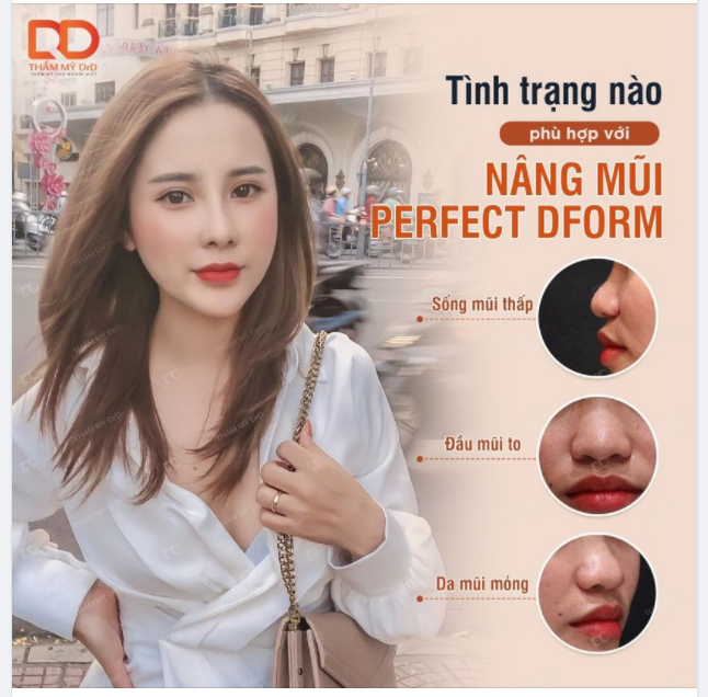 Hối hận vì lúc trước làm mũi mà không tìm hiểu dáng mũi Perfect Dform.