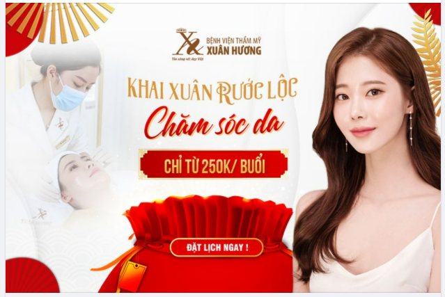 KHAI XUÂN CHĂM SÓC DA CHỈ TỪ 250K