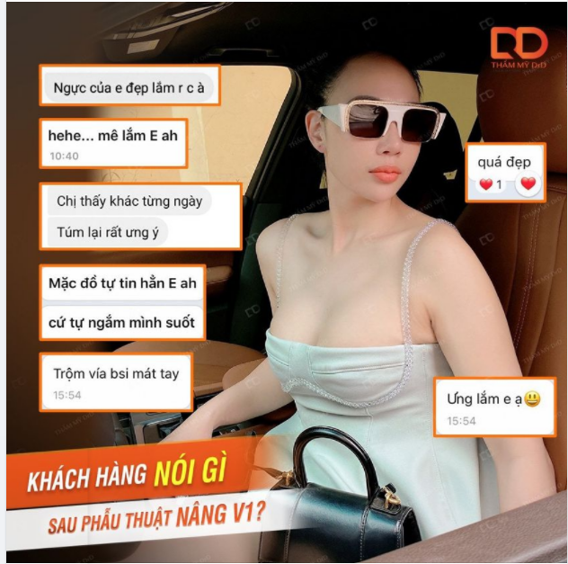 10 phần hạnh phúc là đây....DrD xin phép tổng hợp một vài feedback trong tháng của khách hàng Nâng V1