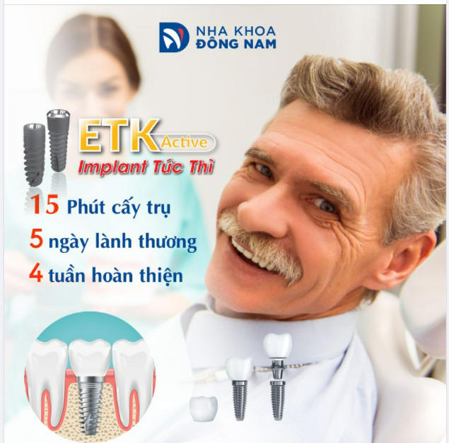 CẤY GHÉP IMPLANT ETK ACTIVE CAO CẤP