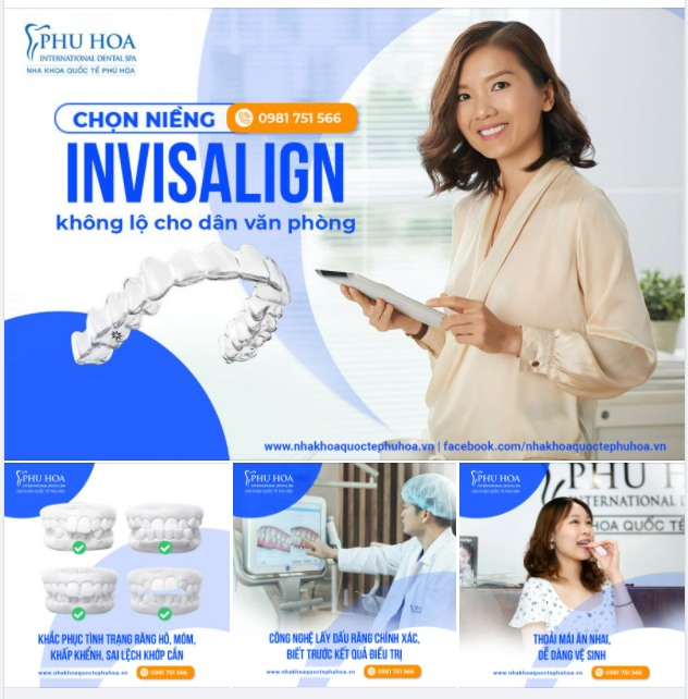 CHỌN NIỀNG RĂNG INVISALIGN KHÔNG LỘ CHO DÂN VĂN PHÒNG